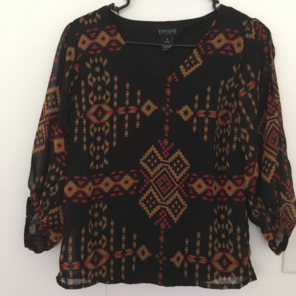 Enfocus studio lace blouse